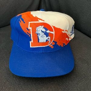 ❌SOLD❌ Vintage Denver Broncos Logo Athletic Splash SnapBack